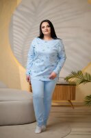 Pijama PJF029B (albastru, stele)