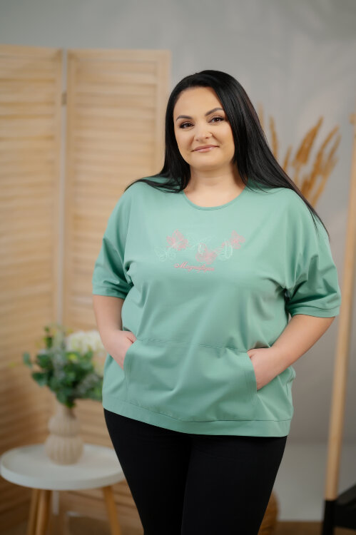 Tricou TRF008A mint (Fluturi)