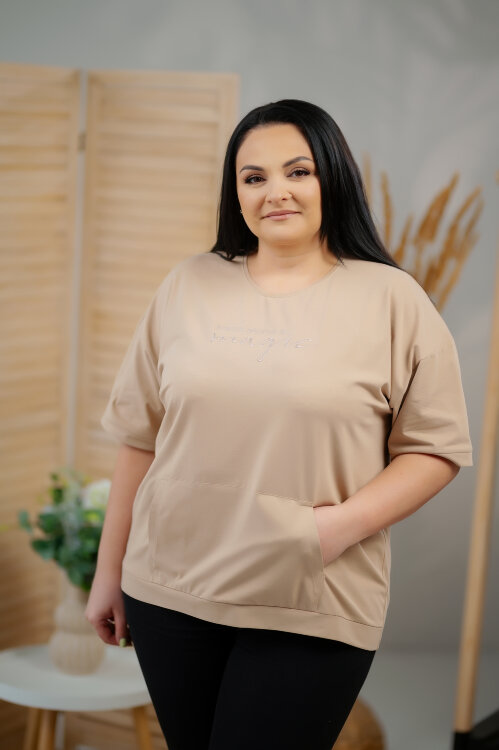 Tricou TRF008A bej (magic)