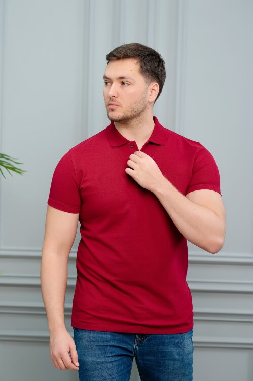 Tricou polo TPB100F(bordo)