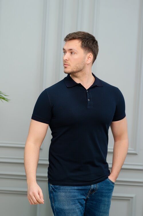 Tricou polo TPB100F (albastru închis)