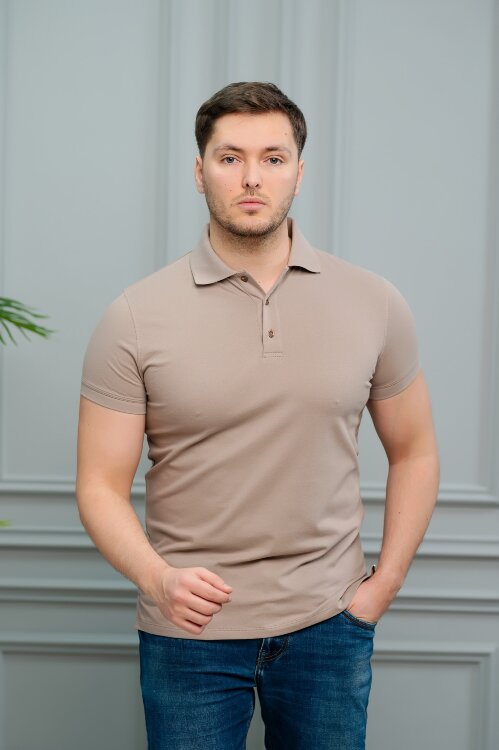 Tricou poloTPB100F (capucino)