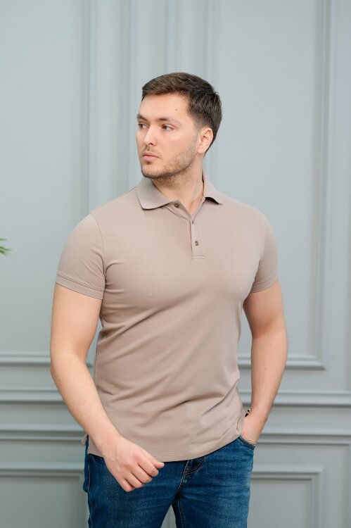 Tricou poloTPB100F (capucino)