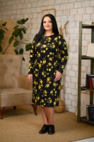 -40% Rochie clasică ROF231C (trandafiri galbeni)