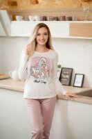 Pijama PJF008B (roz pudrat Good day)