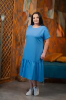 Rochie ROF018A(albastru safir)