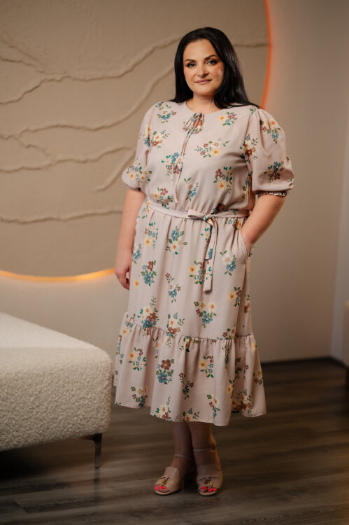 Rochie ROF027A (bej)