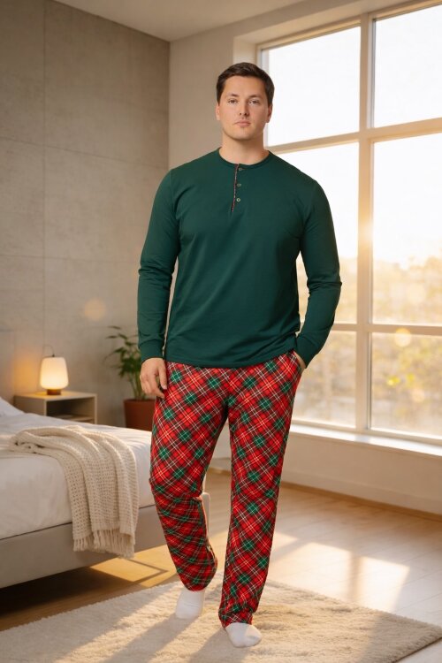 Pijama LSB006B (verde smarald)