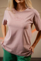 Tricou oversize TRF003E(roz pudrat)