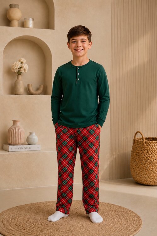 Pijama LSC005C (verde smarald)