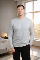 Tricou m/l  TRB330N (gri melanj)