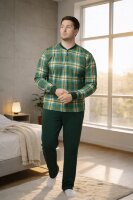 Pijama LSB011C(verde smarald carouri)
