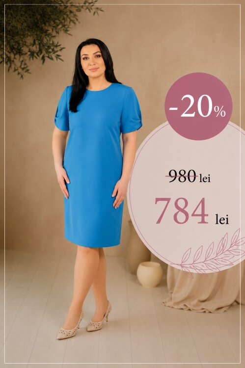 -20% Rochii ROF025A (albastru safir)