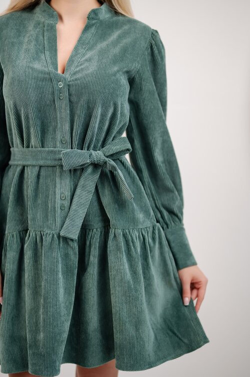 Rochie velvet ROF024A (smarald)