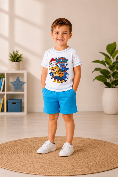 Costum copii CTC012D (turcoaz, patrula cățelușilor))