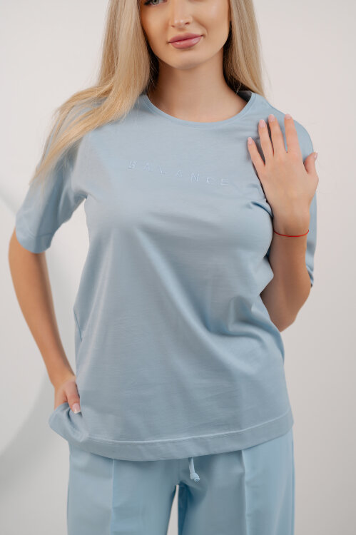 Tricou femei TRF003F (bleu)
