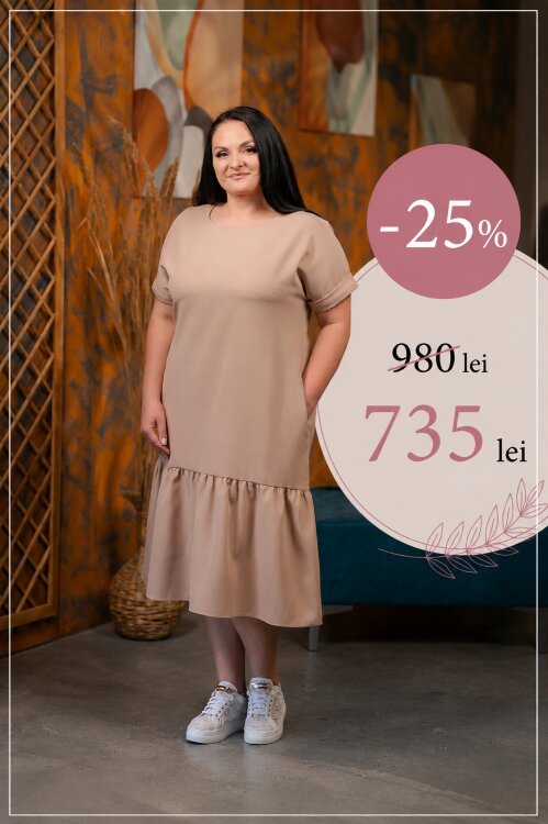 -25% Rochie ROF018A (bej)