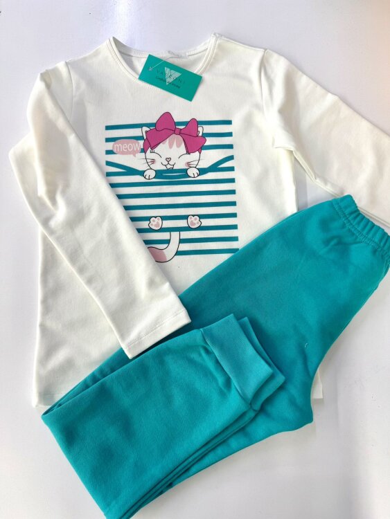 Pijama PJC006J (Menta: MEOW 2026)