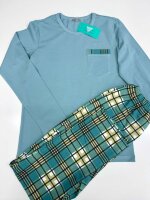 Pijama PJC008D (carouri: verde de pin)