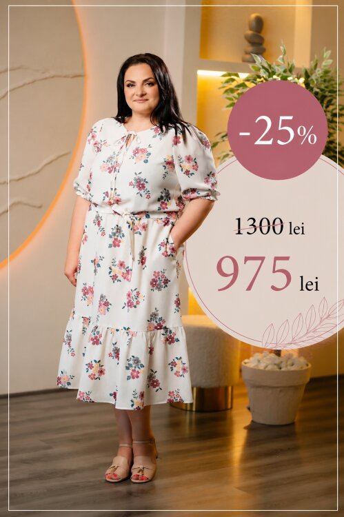 -25% Rochie ROF027A (ivory)