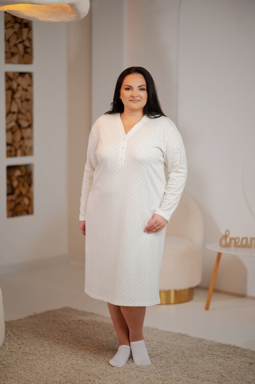 Cămașă de noapte CNF005C (steluțe gri)