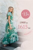 -15% Rochie maxi ROF030A (botanic mint)