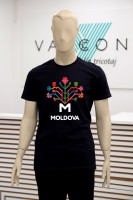 Tricou bărbați MOLDOVA (negru)