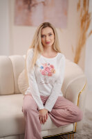 Pijama LSF026A (roz pudrat)