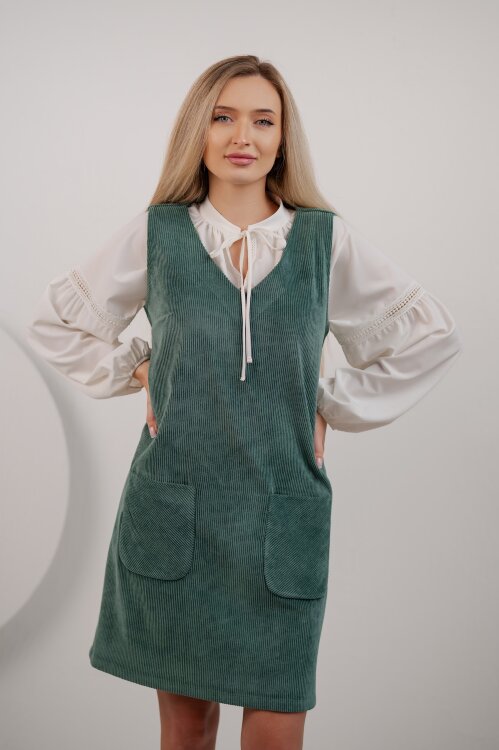 Sarafan velvet SFF005A (smarald)